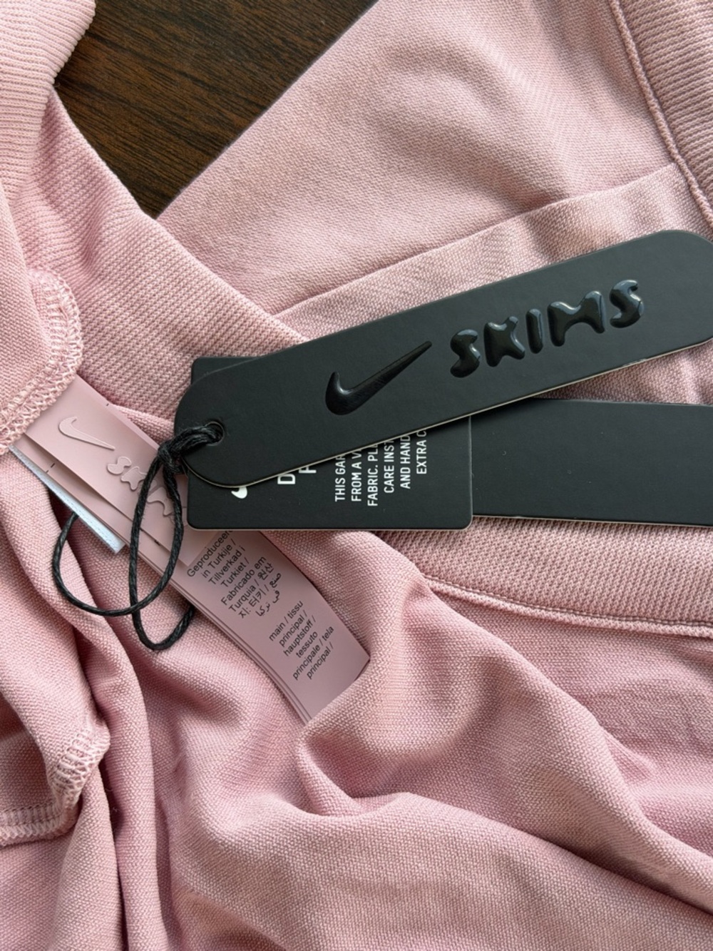 SKIMS X NIKE Wrap Pink Ballet Skirt Small - Picture 7 of 12
